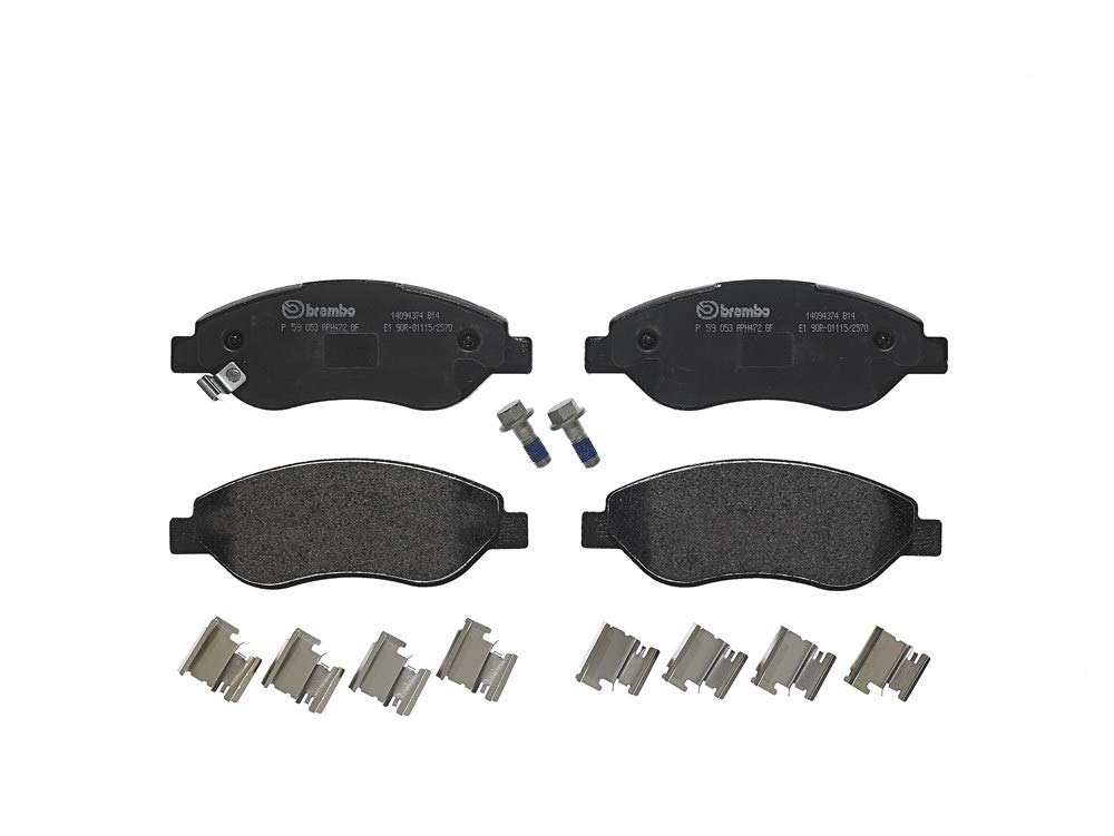 Brembo P 59 053 komplet klocków hamulcowych, hamulec tarczowy – (4-częściowy)