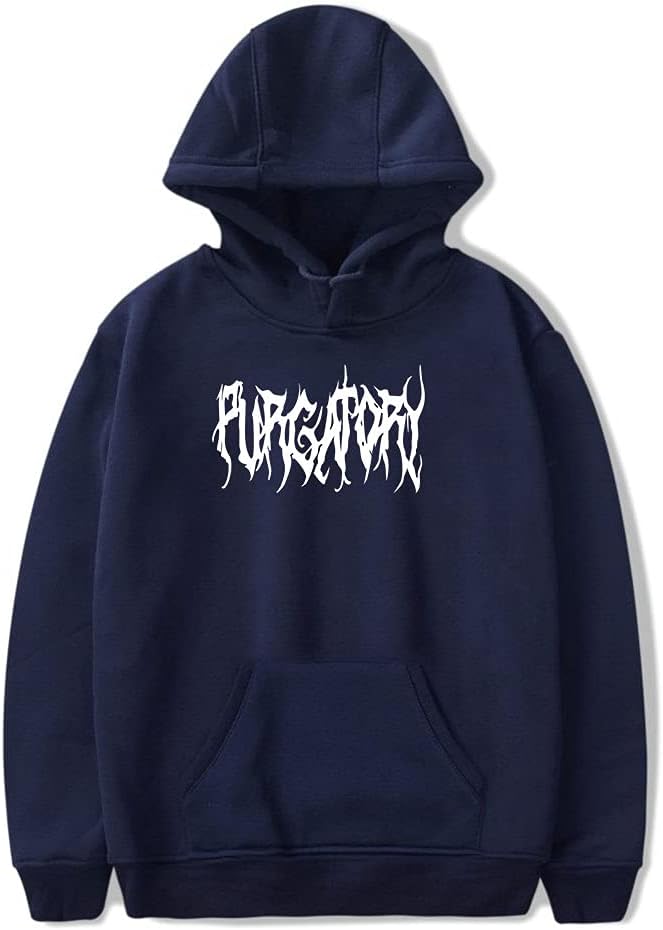 Vinnie Hacker Merch Purgatory Logo Mouw Hooded Sweatshirt Hoodie Heren