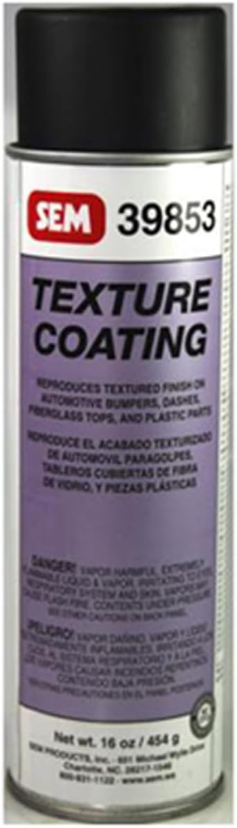 39853 Black Texture Coating Spray Aerosol - 16 oz.