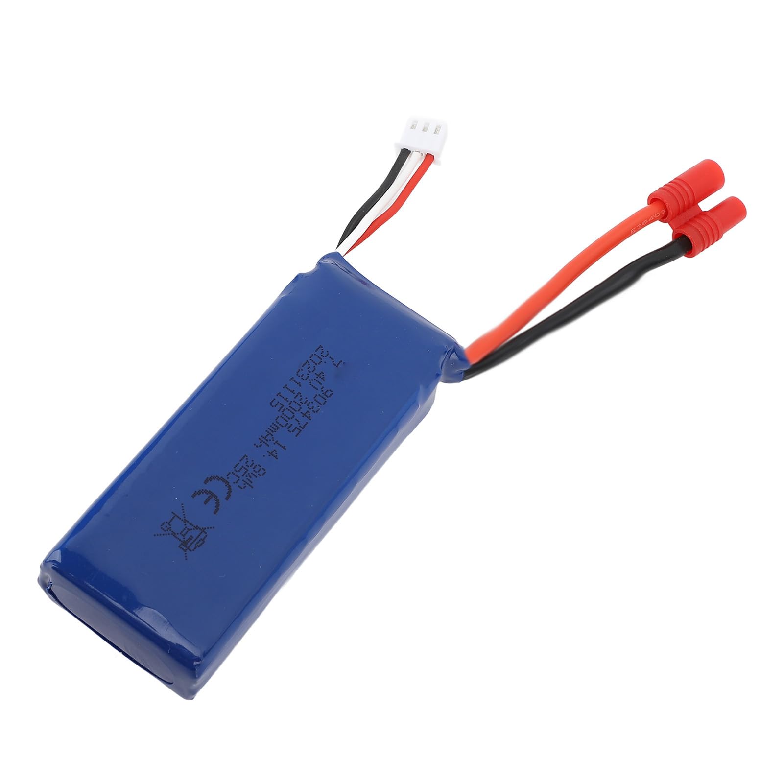 POENVFPO Batterie au Lithium pour Drone X8 X8C X8SW RC, Prise Banane, Contre Les Surcharges, Contre Les Courts-Circuits, 2000mAh 7.4V