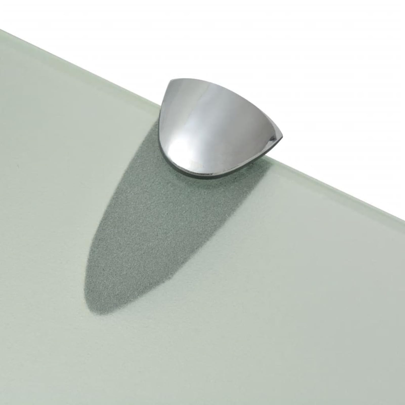 Suptek Étagère Flottante Noire Avec 2 étagères En Verre Trempé Renforcé