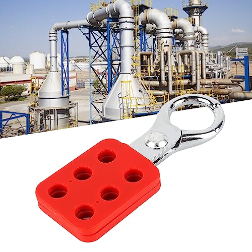 Image of Lockout Tagout Hasp 6 Hole Fireproof Aluminum Padlock Hasp Safety Lock for Industrial
