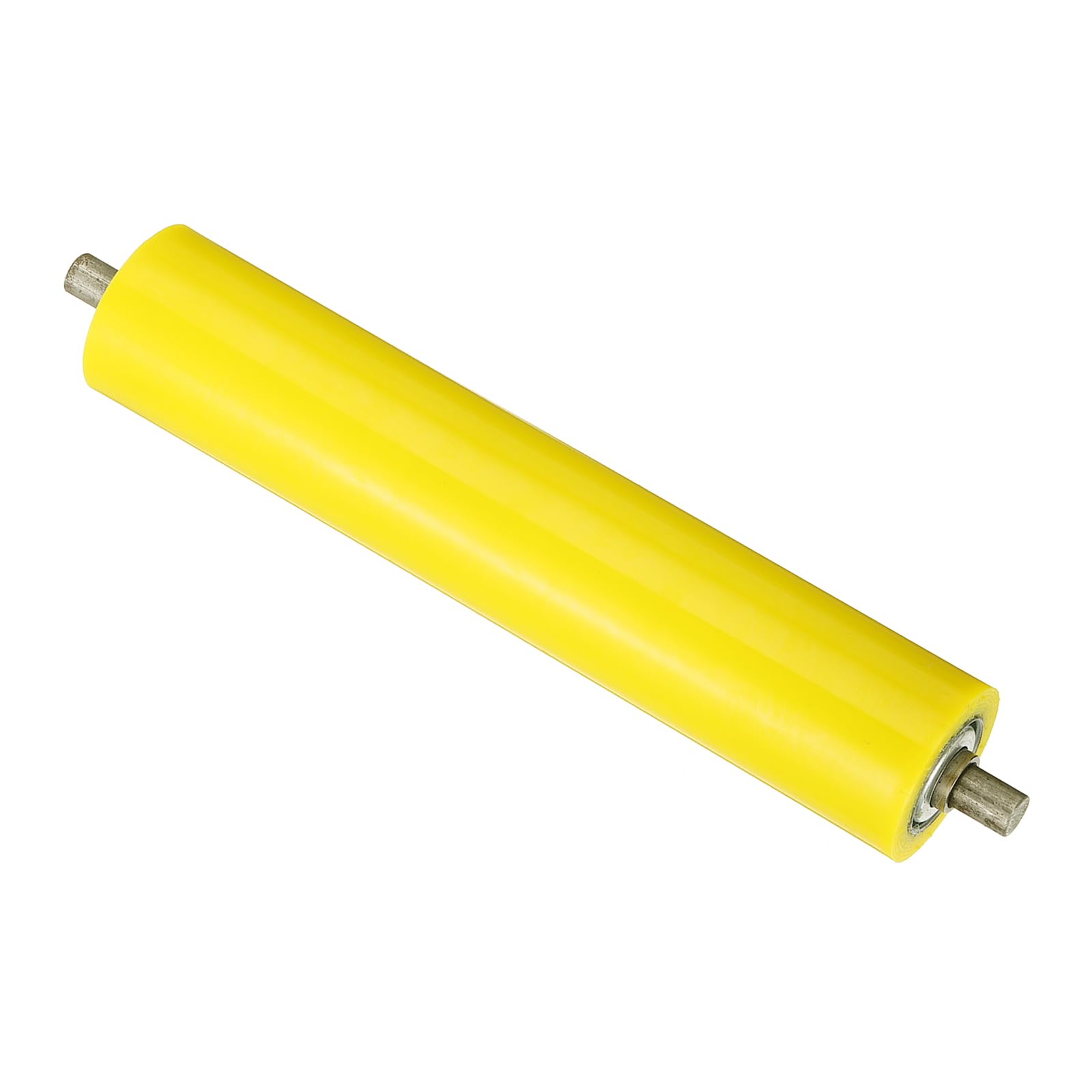 PATIKIL Polyurethane Coated Conveyor Roller 2" Diameter 10" Length, Stainless Steel Transmission Replacement Part Galvanized End, Red — Amazon image 7