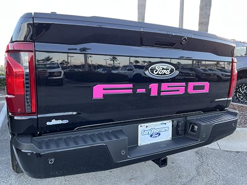 Image of F-150 Tailgate Emblem Letter Inserts - Compatible with 2021-2026 F-150