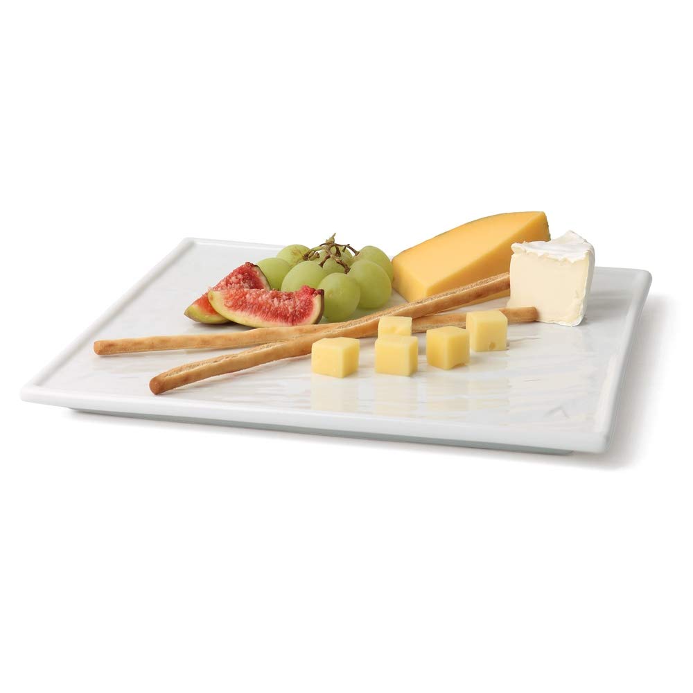 Holst Porzellan SDW 001 - Juego de 7 platos de porcelana (7 piezas, con 6 pintas), color blanco