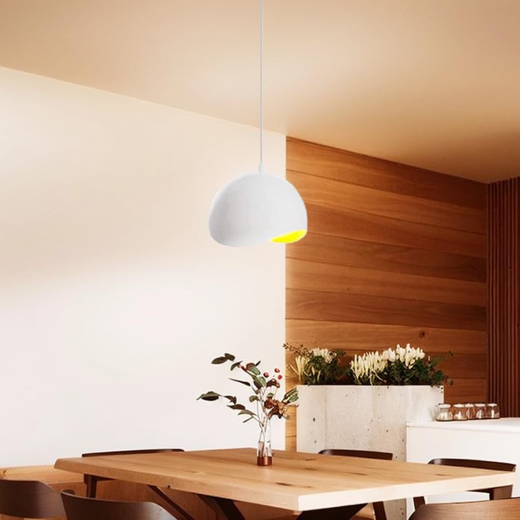 Hanglamp Modern Wit Rond 37 cm -gouden binnenkant - Scaldare Sciacca