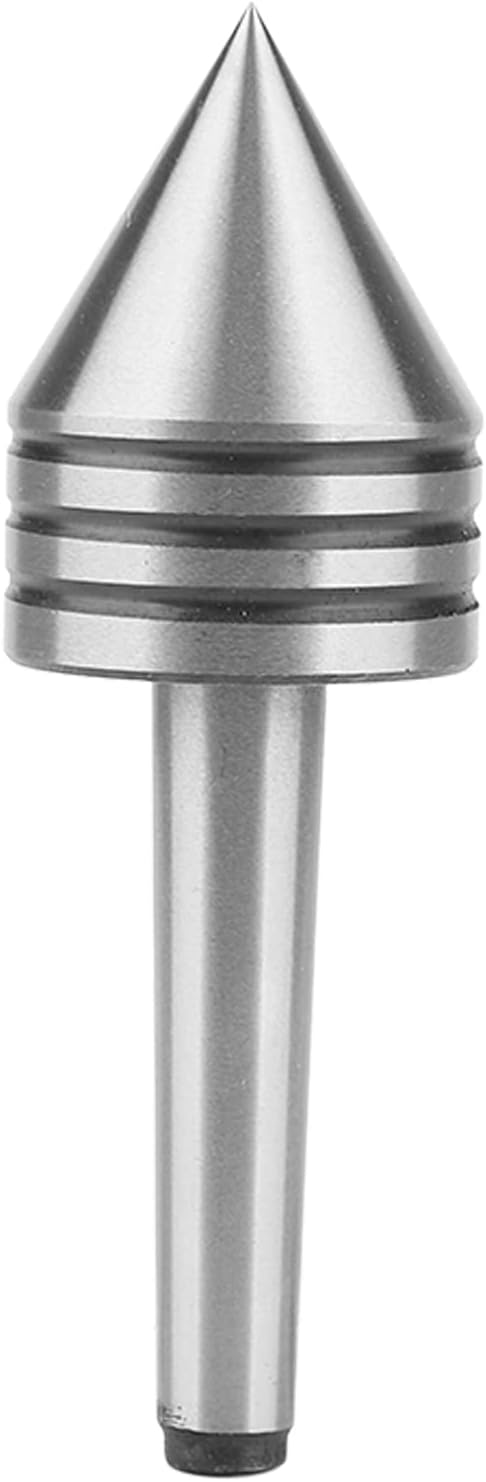 MT1 Live Tailstock Center, 60 Degree Live Center HSS High Hardness Precise Woodworking Process Live Tailstock Center for CNC Lathe