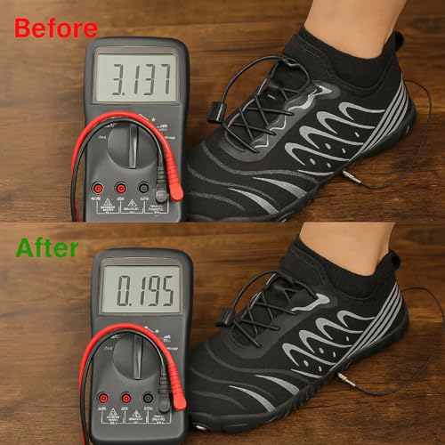 Hrtesus Grounding Shoes with Copper for Women Men Earthing Shoes Grounded Barefoot Footwear Wide Toe Highly Elastic Non-Slip Sneakers4