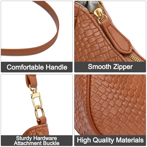Image of KKXIU Shoulder Bag for Women Cute Hobo Purses and Handbags Retro Clutch Underarm Purse | Cute