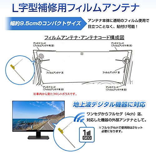 最安値 Limitpower フィルムアンテナ L型 ワンセグ フルセグ対応 高感度 汎用の価格比較 最安値 Limitpower フィルムアンテナ L型 ワンセグ フルセグ対応 高感度 汎用の価格比較