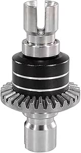 Pour MJX Pour Hyper Go 1/16 16207 16208 16209 16210 H16 H16PL M162 H16V3 H16BM 1/14 14301 14302 14303 14209 14211 0 H14 BM Pièces De Voiture RC Différentiel Avant Arrière En Métal (bleu