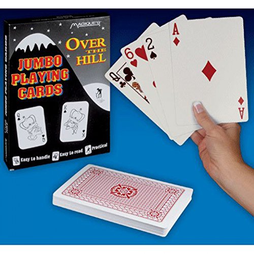 Magique Novelties Cartas de Juego Tamaño Jumbo