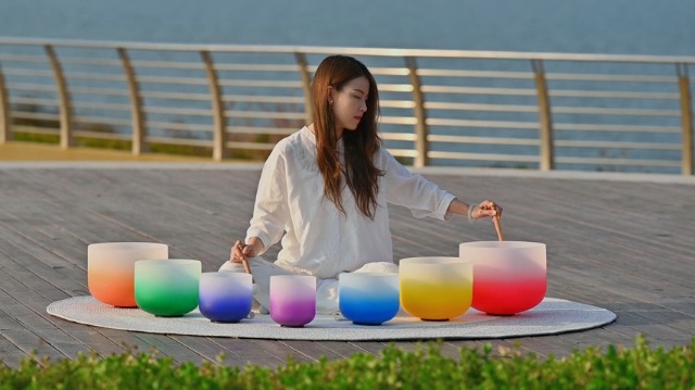 Amazon.com: 432HZ 7PCS Set Of 6-12 Inch Aria Gradient Design