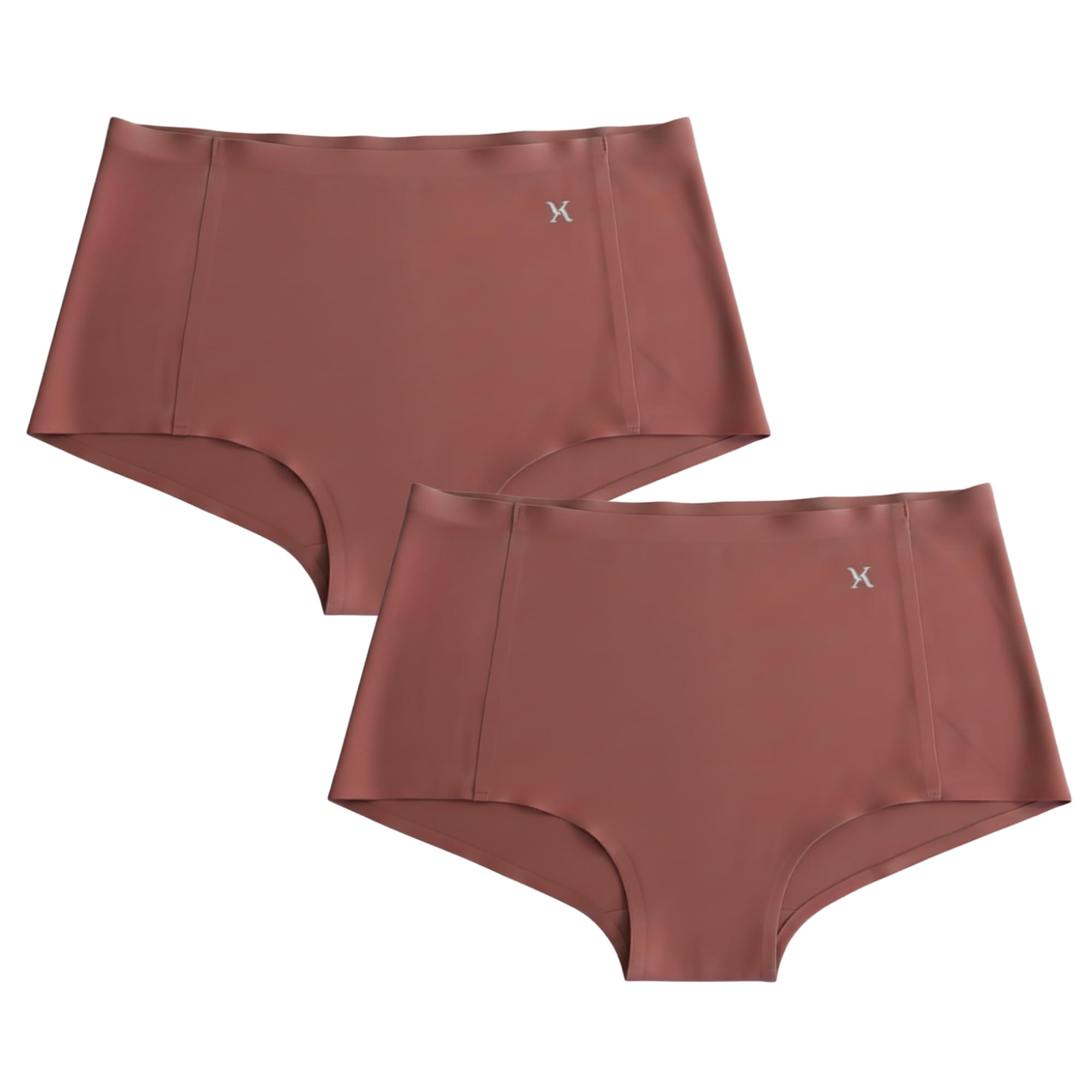 krvvy Pack of 2 Premium Seamless Boyshorts Panties | High-Rise, Full Coverage Panty for Women with 100% Cotton Gusset | Ultrasoft Fabric for All Day Comfort-picture-11