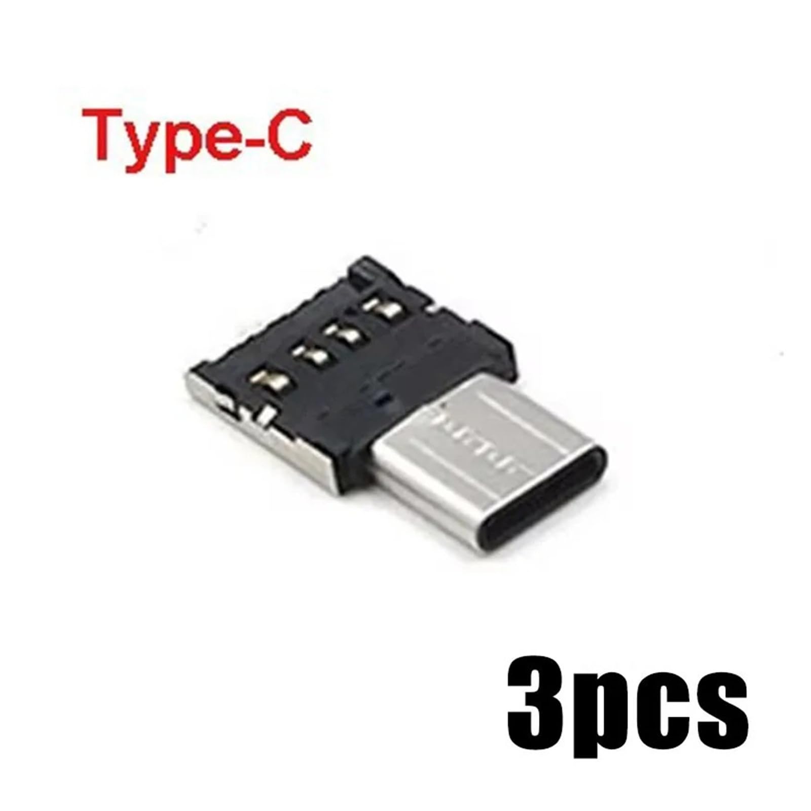 Cavo adattatore OTG da tipo C a USB 2.0 per telefono (tipo C, 3 pezzi)