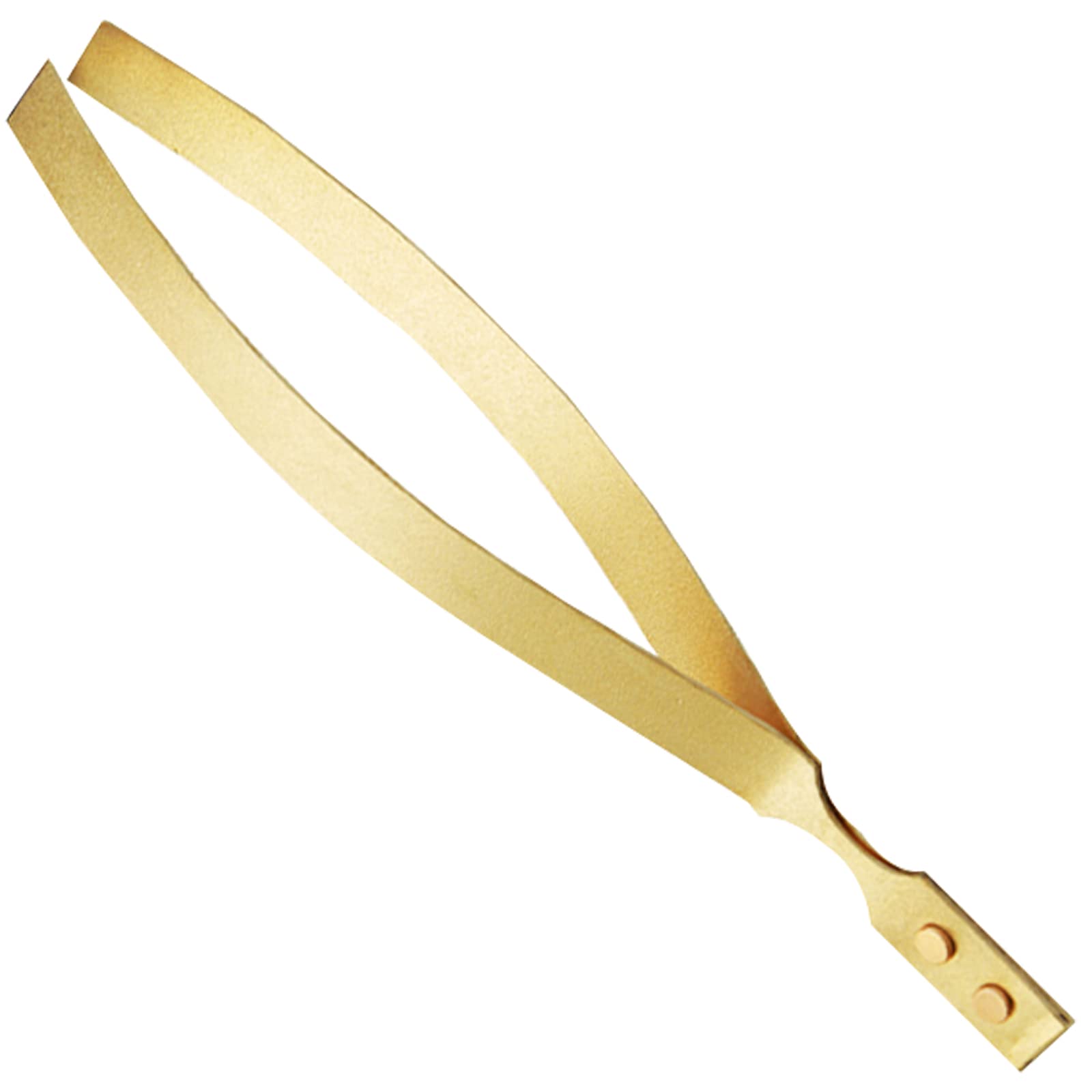 WEDO Flache Nasenpinzette, industrielle Pinzette, funkenfreie Präzisionspinzette, Aluminium-Bronze, DIN-Standard, BAM- und FM-Zertifikat