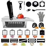 23-in-1 Vegetable Chopper & Cutter – All-in-One Food Chopper, Onion Dicer, Veggie Slicer with Stainless Steel Blades