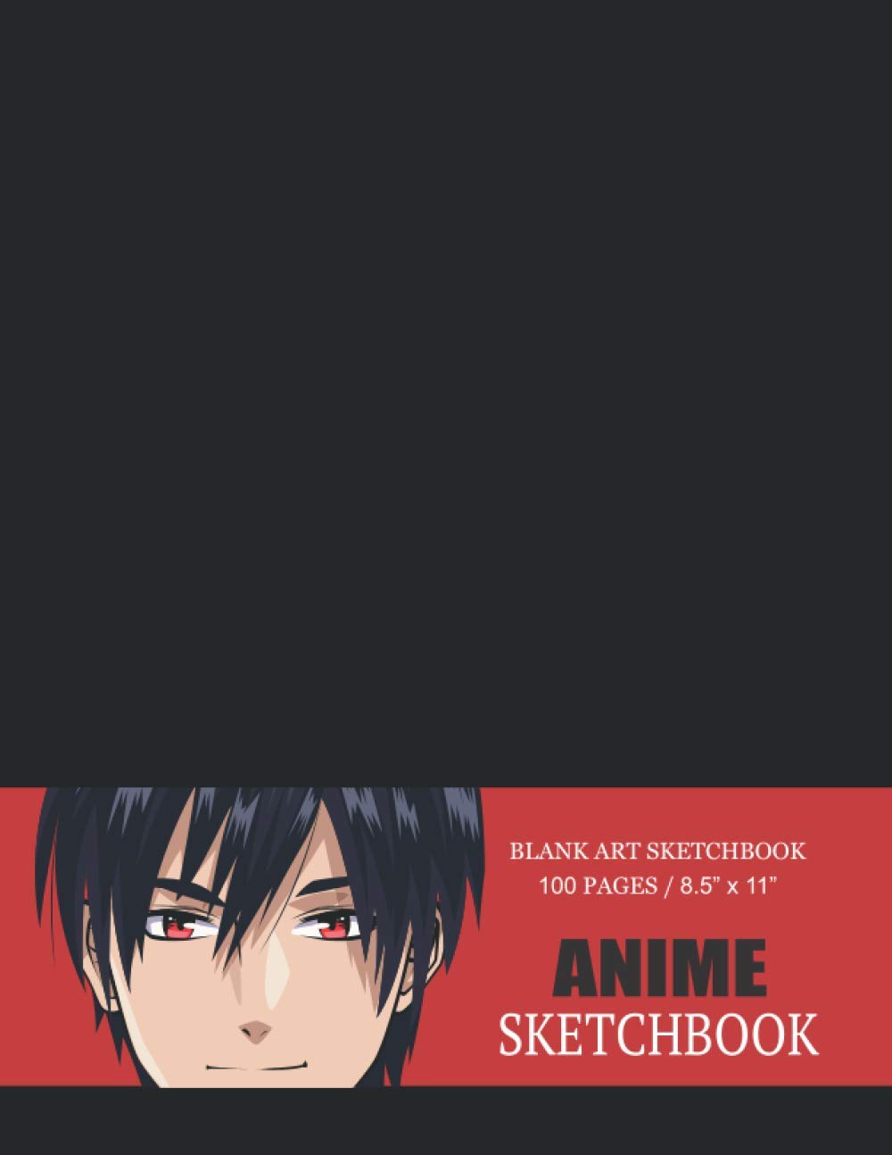Anime Sketchbook: Large Blank Sketchbook | Anime Drawing Pad | Manga Sketch Book with Blank Pages for Drawing, Sketching, and Doodling | Cute Gift for Those who Love Manga Japanese Art, and Anime
