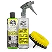 Chemical Guys Foaming Citrus Fabric Clean Drill Brush Kit - High Foaming Stain and Odor Remover, Upholstery, Floor Mat & Car Carpet Cleaner, Deep Cleans & Deodorizes, Citrus Scent - 16 fl oz