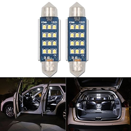 Bulbos LED Festoon 42MM 578 C5W 6000K Blanco 2 Pack