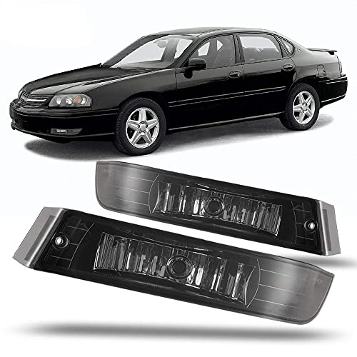 CPW Fog Lights Compatible with [2000 2001 2002 2003 2004 2005 Chevrolet Impala] Driving Fog Lights