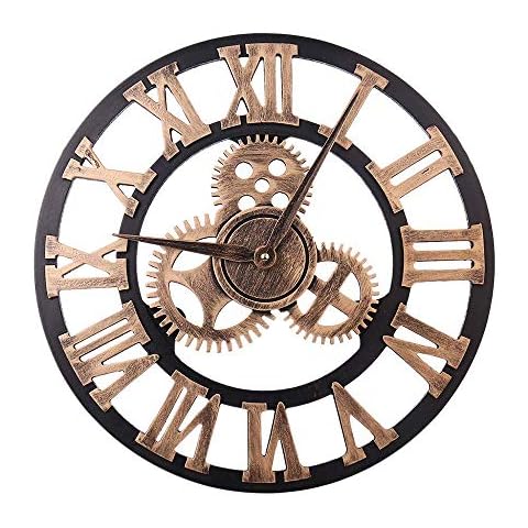 HAITANG Roman Retro Gear Wall Clock Cover
