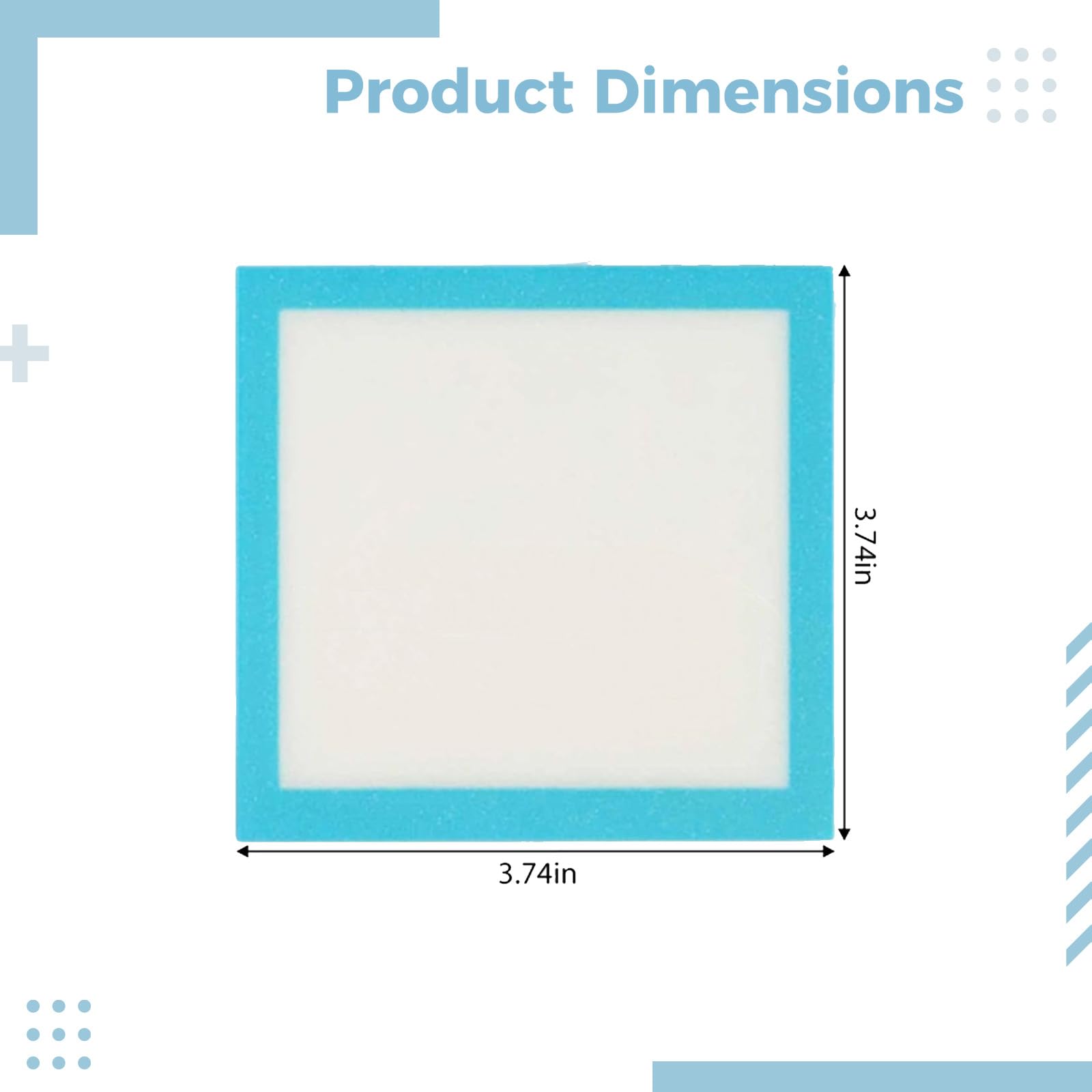 Notes adhésives scintillantes bleues, lot de 6, 50 feuilles par bloc, post-it transparents avec bordure pailletée, 12 x 9,5 cm, blocs mémo pour école et bureau