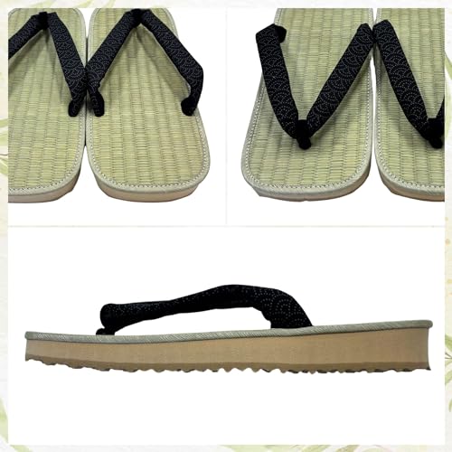 Edoten Japanese Sandal Rush Sponge sole Sandal thong Up to oversize men's4