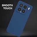 Pikkme Back Cover for Xiaomi 15 | Camera Protection Shockproof Soft Matte Silicone Bumper Case (Blue) gallery image
