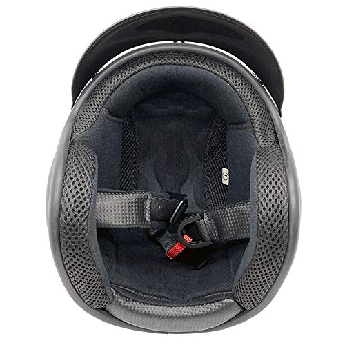 Mmg MGAH35 Motorcycle Helmet Open Face 3/4 Half Dot Classic Retro Style thumb #5