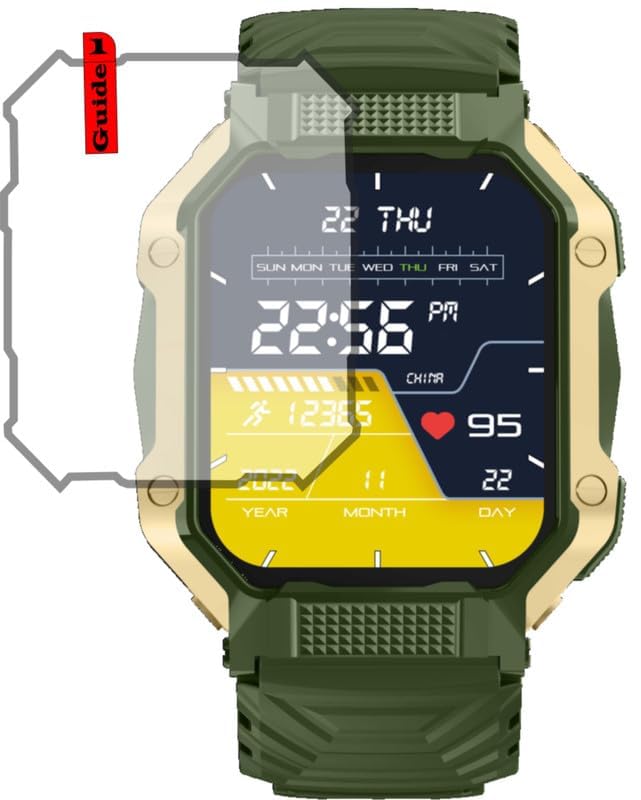 VALSH® Tempered Glass Screen Protector for Fire Boltt Cobra Smartwatch Screen Guard, Anti-Reflection, Scratch Resistant (Pack Of 2) (B0DCGRZHMY) Amazon Price History, Amazon Price Tracker