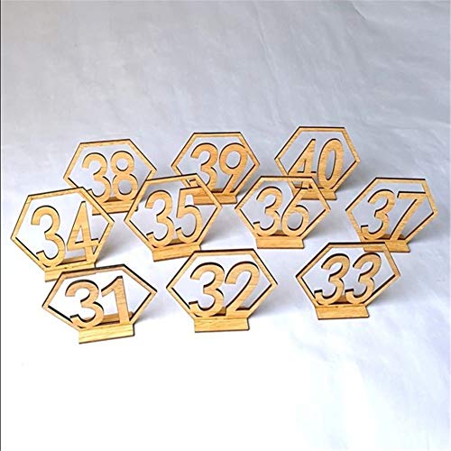 Delleu 1-40 Matrimonio Tavolo in Legno Numero con