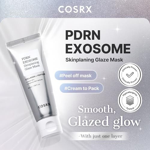 COSRX PDRN EXOSOME Glaze Wrapping Mask with SALMON DNA PDRN, Instant Glow, Easy Peel-Off Overnight Mask for Glass Skin, Firmness, Elasticity & Skin Texture Care,1.69 fl. Oz, Korean Skin Care - Image 6