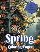 Spring Coloring Page B0F5QHGXBG Book Cover