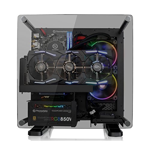 Gabinete TT Core P1 TG Black/Wall Mount/Tempered Glass, Thermaltake, CA1H900T1WN00