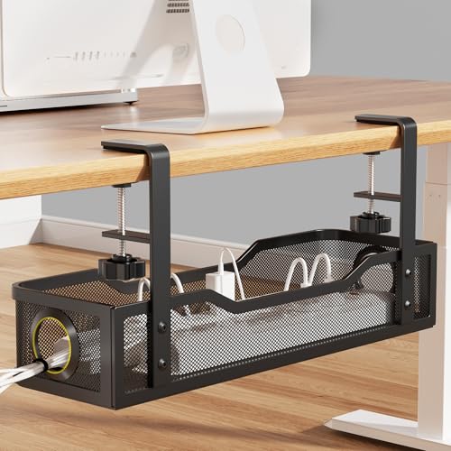 Contenuto della confezione: il kit organizer per cavi sotto la scrivania include 1 scatola di gestione dei cavi estesa da 40,6 cm (dimensioni di 16 
