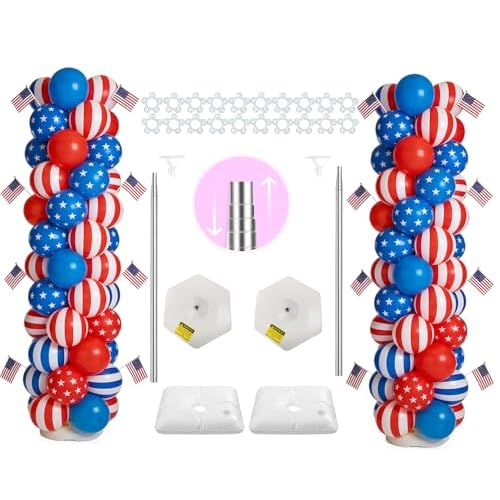 LANGXUN 12ft Table Balloon Arch Kit For Birthday Decorations, Party,Wedding and Graduation Decorations, Christmas Decorations Baby Shower Bachelor Par