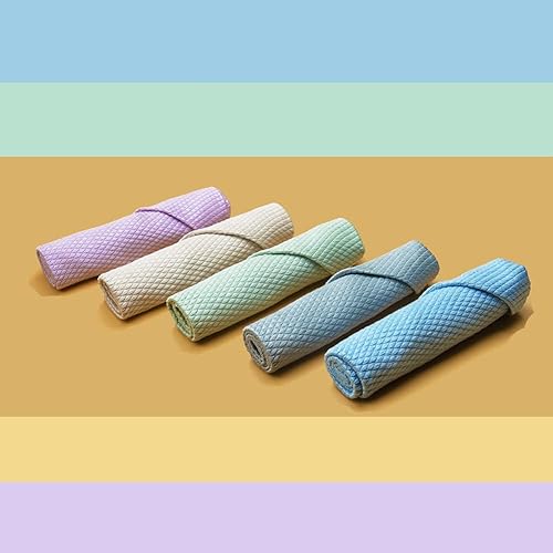 Miniatura 2 de Báscula de pescado reutilizable y fácil de limpiar, paño de limpieza a nanoescala, paquete de microfibra de 5-24 x 16 pulgadas, sin pelusas, para