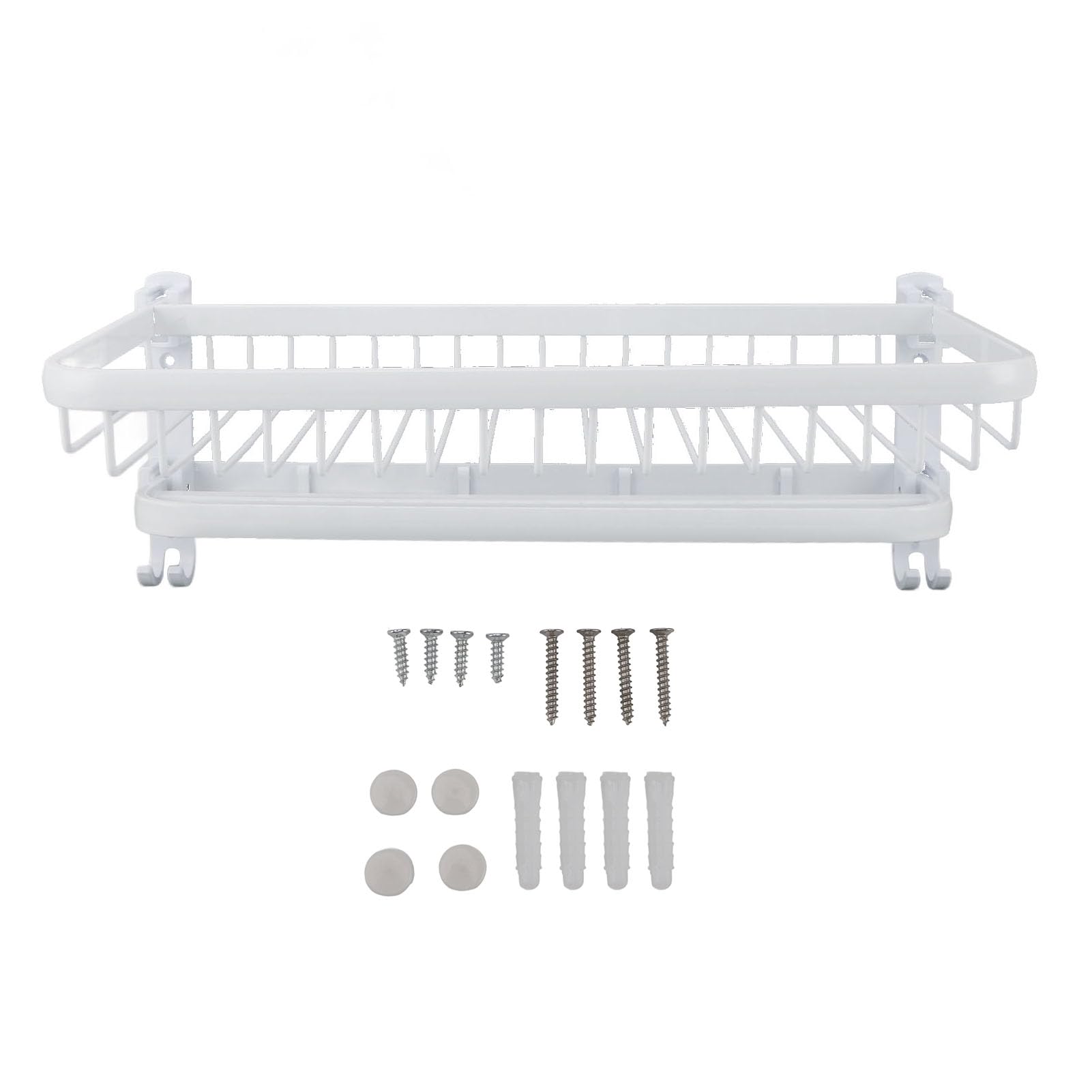 Toallero Plegable con Ganchos, Diseño Compacto de Aluminio
