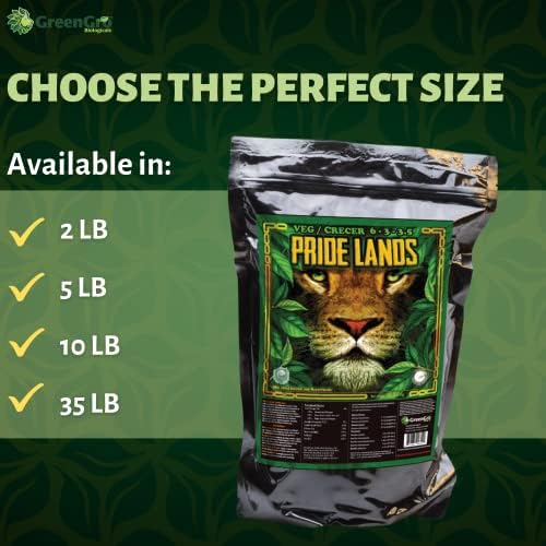 Fertilizante Orgánico Premium en Polvo Pride Lands Veg 2 lb miniatura 5