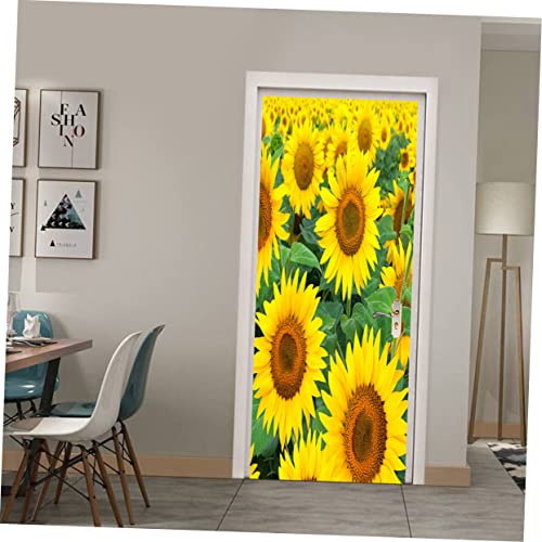 Autocollant de porte imperméable pour rénovation facile sans trace - 6