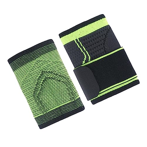 FONDOTIN 1Pair Wrist Support Brace Compression Wrist Sleeve for Sports Weightlifting Fitness Breathable Moisture Wicking for Basketball Baseball and More