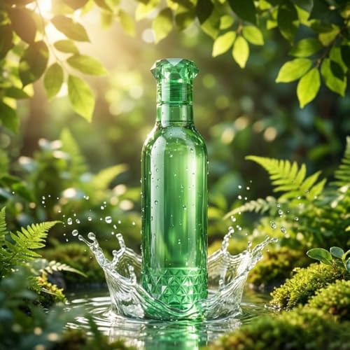 Image of RED WIND Unbreakable 1 Litre Diamond Base Water Bottles | Pack of 12 | Multicolor | Leakproof Screw Cap | BPA-Free | Bottles for Fridge, Home, Office, School and Travel