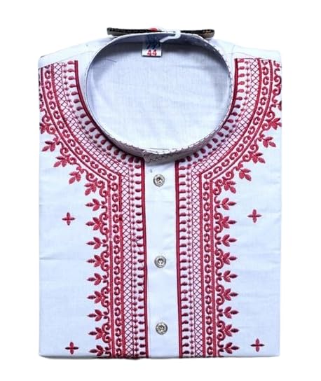 Chandana Saree House Classic Cotton Work Solid Men Kurta Panjabi| Traditional, Ethnic, Comfortable, Breathable, Lightweight, Skin Friendly|SL_288-picture-45