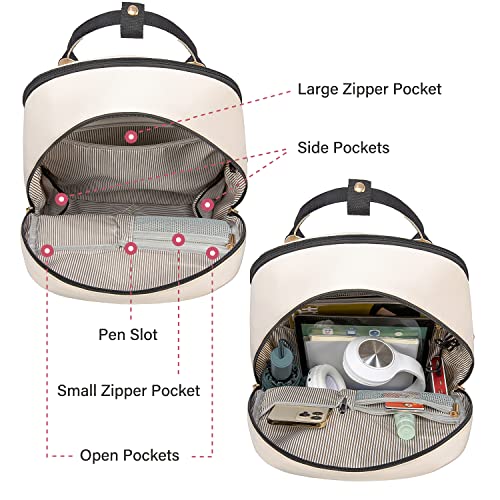 Image of LOVEVOOK Laptop Backpack for Women Girls, 15.6 Inch Waterproof Computer Backpack Student School Cute Bookbag Computer Bag