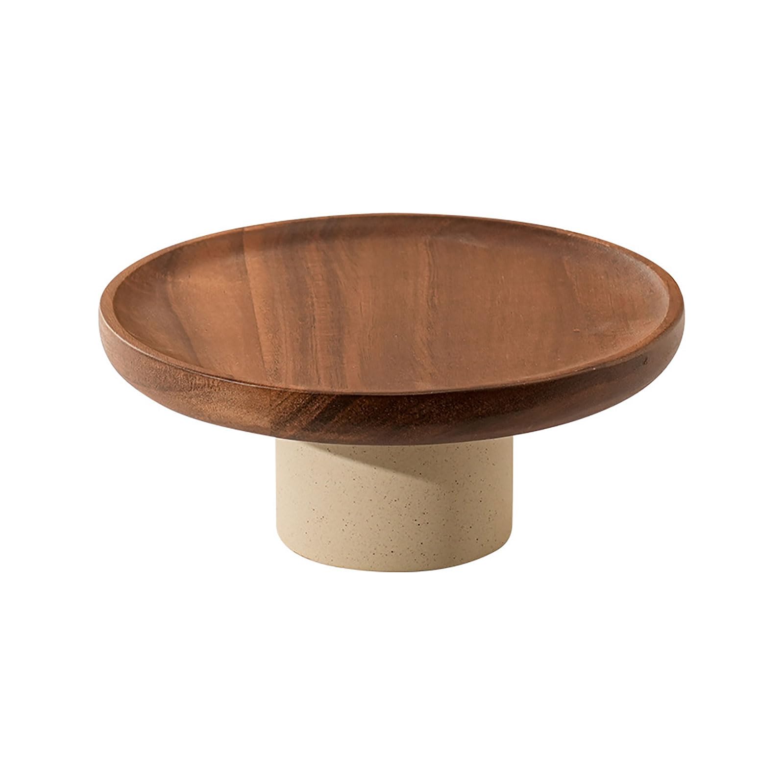 Tsophreniq Sturdy Kitchen Display Stand with Unbreakables Domes for Cakes Dessert Display Tray