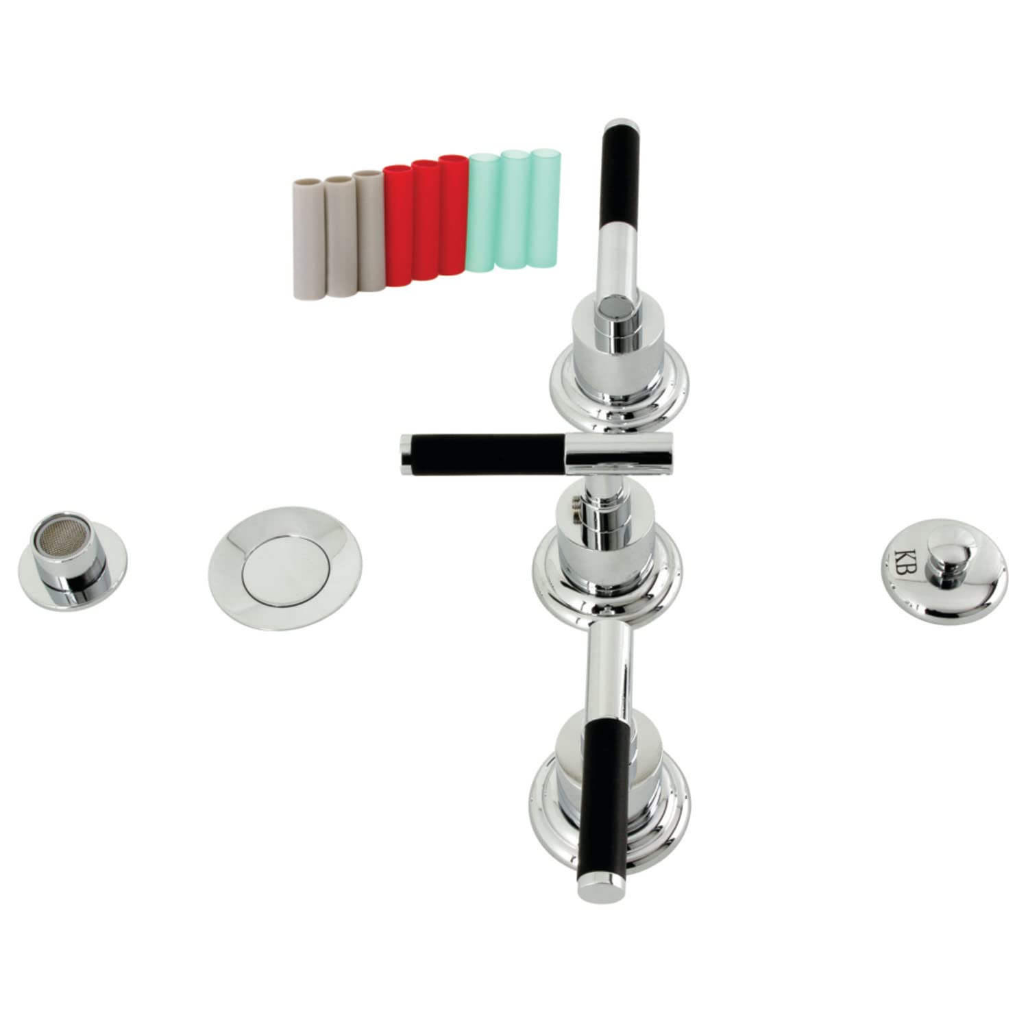 Robinet de bidet à trois poignées Kaiser KB6321CKL pour un contrôle thermique précis