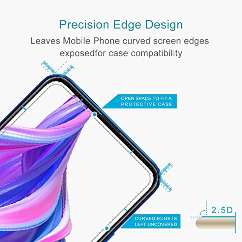 Image of Screen Protector for Huawei Honor 9X / Y9 Prime (2019) (Black) Tempered Glass Edge-to-Edge 6D Screen Guard With Installation Kit