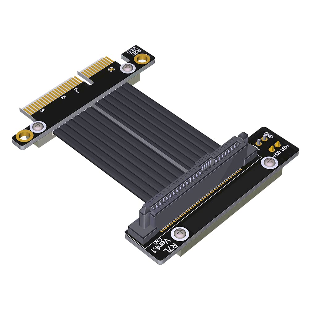 Kabel przedłużający U2 do PCIE 4.0 X1 SFF8639 NVMe do konwertera SSD SFF8639 (40 cm, R27SL-TU 4.0)