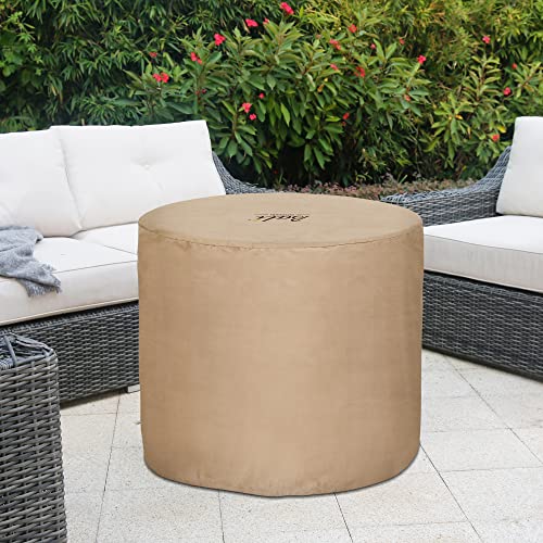 Bali Outdoors 30 Inch Fire Pit Cover Round Column, Heavy Duty, Waterproof And Weather Resistant Oxford Fabric Cover #TOP5
